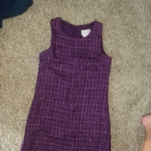 Beautiful purple sleeveless dress that can be worn over shirt or turtleneck.s-12